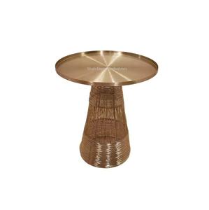 แท่นวางเค้กทรงกลมเคลือบทองสำหรับตกแต่งบนโต๊ะดีไซน์ฐานลวดสำหรับงานแต่งงานงานเลี้ยงวันเกิด - Product Image 2