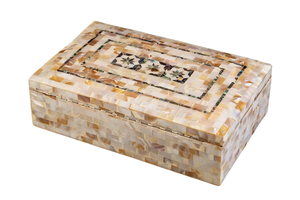 Cajas de joyería de diseño clásico para madre de perla, mopa decorativa de estilo Retro, venta al por mayor - Product Image 4