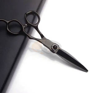 Tijeras de Peluquería Profesionales de Acero Inoxidable para Zurdos, Hoja Recta Afilada, Logotipo Personalizado Aceptable, Salón de Belleza - Product Image 3