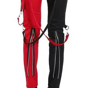 Pantalones Sexys con Cadenas Hechas a Mano, Estilo Gótico Punk Emo, con Tiras y Pierna Abierta para Mujer, 2026 - Product Image 5