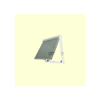 Plaque d'accès murale carrée en aluminium de qualité supérieure pour appartements, blanche, résistante à l'humidité