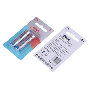Piles AA R6P au carbone-zinc Martin and Marys 1,5 V, lot de 4 sur carte de vente au détail pour télécommandes, jouets, lampes de poche, petites boutiques - Product Image 2