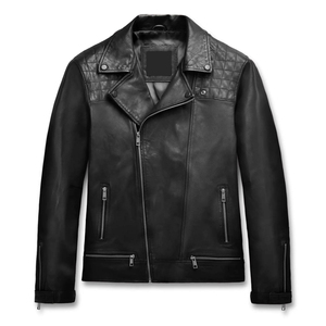 Veste d'hiver en cuir avec logo personnalisé Veste d'hiver en cuir pour hommes Veste de mode de haute qualité à prix de gros - Product Image 1