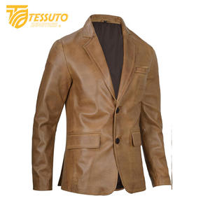 Chaqueta de Cuero de Invierno para Hombre, Hecha a Medida al por Mayor, Cuello Alto, Impermeable, Transpirable, Color Personalizado, Estilo Formal de Alta Calidad - Product Image 5