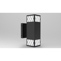 Lampe murale LED moderne et luxueuse DTT.002.03 220V, corps doré, blanc chaud CCT, utilisation intérieure/extérieure, chambres/salons, métal E27