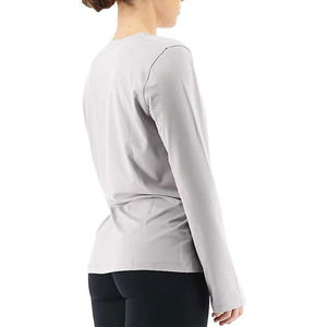 Camisetas de diseño de moda clásicas transpirables de la mejor calidad de manga larga de color sólido con logotipo personalizado de alta calidad - Product Image 4