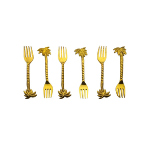 Fourchette en laiton cuillère couverts en laiton fourchette produit exigeant personnalisé créatif réutilisable excellente qualité - Product Image 4