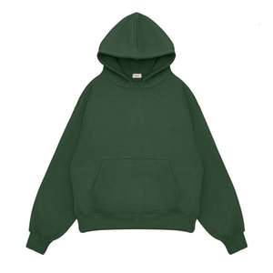 เสื้อฮู้ดสีเขียวเข้มสำหรับเด็กผู้ชายเด็กผู้หญิงมีฮู้ดและมีฮู้ดแฟชั่นผลิตในอินเดียชุดเป็นมิตรกับสิ่งแวดล้อมของผู้ชายปรับแต่งได้ขายส่ง - Product Image 1