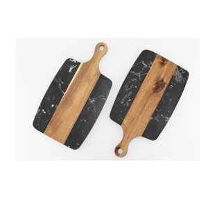 Planche à découper en bois et marbre Look design antique Cuisine de mariage Traiteur bonne qualité Meilleur prix - Product Image 2