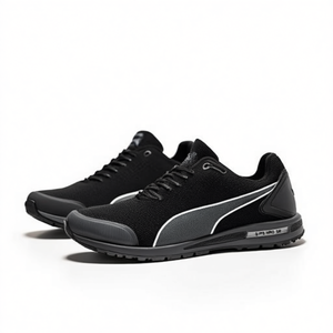 Chaussures de sécurité ESD pour hommes, taille 41, noir/gris, tige en tricot à profil bas, S1PS HRO SR - Product Image 2