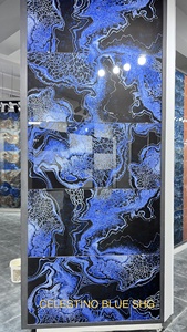 ให้พื้นของคุณเปล่งประกายด้วยกระเบื้องปูพื้นพอร์ซเลนเคลือบเงา ขนาด 60x120 ซม. ป้องกันแบคทีเรีย ทนไฟ สำหรับผนังภายใน - Product Image 2