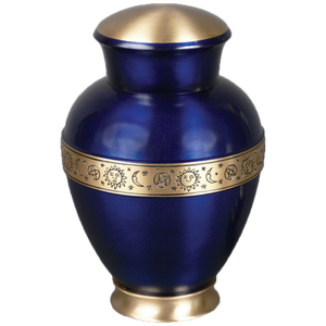 Urnes de crémation les plus vendues Urne funéraire design de luxe de bonne qualité en métal couleur argent pour les amoureux - Product Image 3