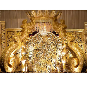 Grand Mandapam Lotus pour Mariage Indien, Design de Temple, Mandap de Mariage Manavarai, Mandap Lotus pour Mariage Sud-Indien - Product Image 1