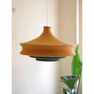 Pantalla de lámpara de latón y metal, ratán marroquí hecho a mano, iluminación decorativa, proveedor mayorista EE. UU. ETSY EBAY SHOPIFY STOCK dropship - Product Image 1