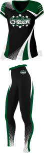 Ropa de Práctica de Tela Suave, Uniforme de Animadoras, Ropa de Entrenamiento, Último Diseño de Uniforme de Animadoras - Product Image 3