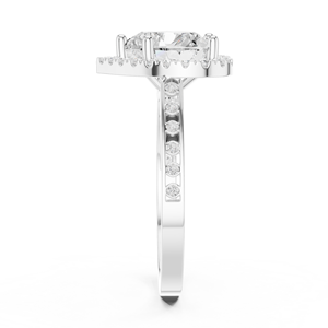 แหวนเพชรโมอิสหัวใจสำหรับผู้หญิง10K - Product Image 6