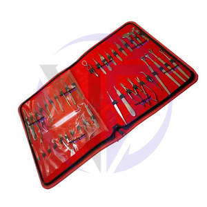 Kit de 46 Instrumentos Quirúrgicos Oftálmicos para Microcirugía Ocular con Herramientas de Acero Inoxidable y Bolsa, Herramientas Quirúrgicas Wenquar - Product Image 3