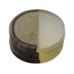 Ensemble de sous-verres en liège personnalisés pour tasses, tapis en verre mignon, forme et taille uniques, fait à la main - Product Image 1