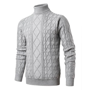 Pulls en laine respirants pour hommes, design tendance, mode d'hiver, pulls à col rond personnalisés, pulls pour hommes - Product Image 5