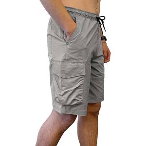 OEM <b>Men</b> Custom LOGO Sports Cargo <b>Shorts</b> High Street Hip-hop Loose <b>Men's</b> Plain Color Cotton <b>Long</b> Drawstring <b>Shorts</b> 2024 - Product Image 3