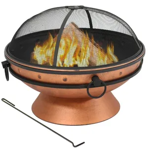 Recién llegado, pozo de abeto de Metal de alta calidad con revestimiento negro para calentar al aire libre, pozo de fuego de Metal personalizado para interiores y exteriores - Product Image 2