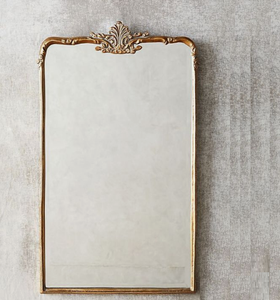 Miroir décoratif mural de forme personnalisée le plus vendu avec cadre plaqué or Design contemporain pour la décoration intérieure - Product Image 3