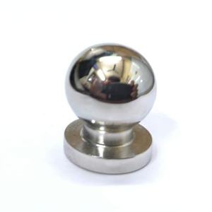 Poignée de meuble en alliage de zinc poli, bouton de porte de placard, tirette de tiroir, quincaillerie de porte de placard, durable, écologique, moderne - Product Image 2