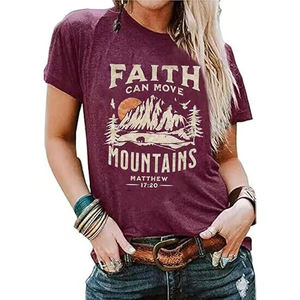 Camisetas de Poliéster al por Mayor para Mujer, Logotipo Personalizado, Secado Rápido, Suaves, Camisetas de Mezcla de Poliéster para Mujer, Lisas - Product Image 1