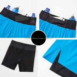 Pantalones cortos deportivos 2 en 1 para hombre, pantalones cortos deportivos para correr, pantalones cortos informales para correr y entrenar - Product Image 5