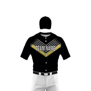 Uniforme de Béisbol Juvenil Personalizado Unisex, Jersey con Botones, Logotipo Bordado, Sublimado en Poliéster, Equipación de Equipo - Product Image 5