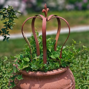 Adorno de Jardín Moderno de Hierro Forjado, Escultura Decorativa de Metal para Exteriores, Patio, Jardín, Cama de Flores, Césped, Decoración del Hogar, Pioneera - Product Image 3