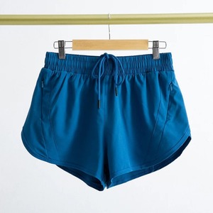 Short de sport rose pour femme avec poche de course à décoration florale taille haute pour l'entraînement d'été grande taille vêtements féminins - Product Image 4