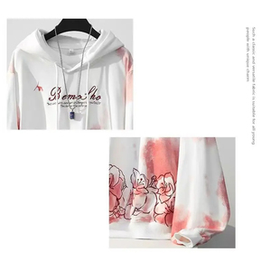 เสื้อสเวตเตอร์แขนยาวปักลายมัดย้อมทันสมัยสำหรับผู้หญิงเสื้อลำลองแบบสวมหัวสำหรับฤดูใบไม้ผลิฤดูใบไม้ร่วงและฤดูหนาว - Product Image 3