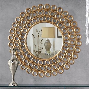 Miroir mural d'intérieur pour la décoration de la maison, design feuille, décoration classique et moderne, miroir avec plusieurs finitions - Product Image 4