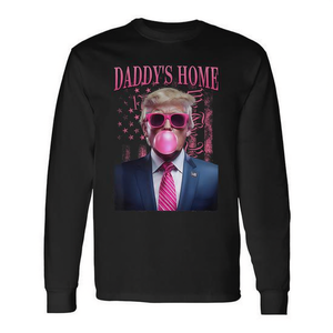 <b>Pink</b> Bubble Gum <b>Long</b> <b>Sleeve</b> T Shirt for Adults Unisex Crew Neck Cotton Casual Promotional <b>Top</b> - Product Image 2