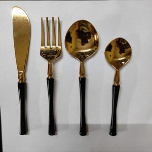 Juego de cubiertos de acero inoxidable de lujo Cubiertos de restaurante Vajilla Cuchara Tenedor Cubiertos - Product Image 1