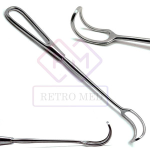 Écarteur thyroïdien vert 8.75 "Instruments chirurgicaux médicaux vétérinaires en acier inoxydable par MEDICAB INSTRUMENTS - Product Image 4