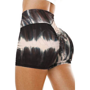 กางเกงขาสั้นออกกำลังกายผู้หญิง คุณภาพสูง กระชับสะโพก แห้งเร็ว น้ำหนักเบา นุ่ม ระบายอากาศได้ดี ผลิตจากผ้าสแปนเด็กซ์/โพลีเอสเตอร์ เป็นมิตรกับสิ่งแวดล้อม เหมาะสำหรับออกกำลังกายในยิม - Product Image 3