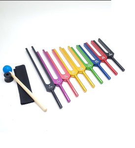 Juego de diapasones de grado médico alimentados por electricidad de alta calidad, 9 multicolores para curación, terapia de sonido, almacenamiento de aleación de aluminio - Product Image 4