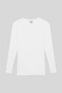 Camiseta negra lisa de algodón Natural para hombre, camisetas de colores y tallas personalizadas para cuello redondo, camisetas de manga larga de algodón para hombre, camisetas con estilo - Product Image 4