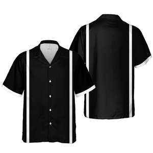 Camisa de Bolos Personalizada para Hombre con Diseño de Impresión Completa, Tejido Transpirable de Alto Rendimiento y Frente Clásico con Botones para Liga - Product Image 2