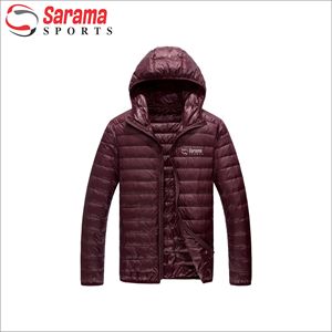 Chaqueta de Plumón de Diseño de Moda para Hombre, Chaqueta Acolchada Personalizada con Capucha y Cremallera, Abrigo Cálido - Product Image 1