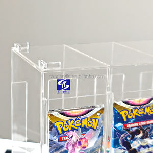 SYP <span class=keywords><strong>Vente</strong></span> chaude Distributeur de <span class=keywords><strong>cartes</strong></span> en acrylique transparent pour les boosters Pokémon Écarlate et Violet Stellar Crown, 6 emplacements - Product Image 2