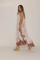 Robe longue tie-dye à motif uni, design élégant, marque privée OEM, en vente par des exportateurs indiens