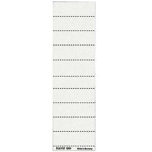 Placa de Etiquetas de Cartón Blanco Leitz ALPHA 60 x 21 mm, 190 g/m², 100 Unidades por Paquete Accesorio para Carpeta de Archivos - Product Image 1