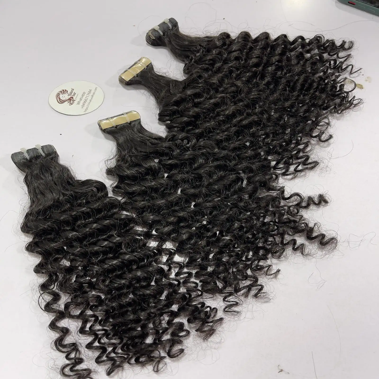 HOT Selling Top High Quality Product Hair Extensions Tape Deep Wave 100 % Human Hair Vietnamese Raw Hair For Black Women