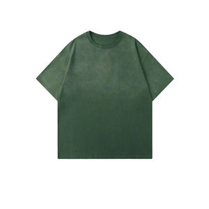 Servicio OEM: Camiseta Oversize con Efecto Ácido para Hombre, de Algodón Pesado 100% Ecológico, Estilo Vintage - Product Image 1