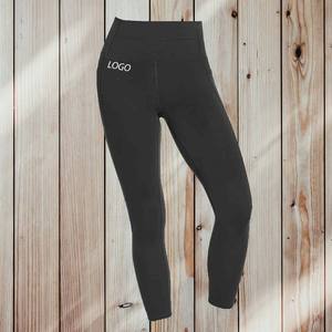 Leggings de Yoga para Mujer, Spandex/Poliéster, Transpirables, Multiposición, Logotipo Personalizado, Blancas - Product Image 2