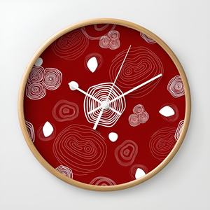 นาฬิกาไม้แขวนผนังที่ทันสมัยสำหรับบ้านโรงแรมและห้องตกแต่งผนังนาฬิกาไม้อะคาเซียสำหรับแขวนใช้ตกแต่งบ้าน - Product Image 4