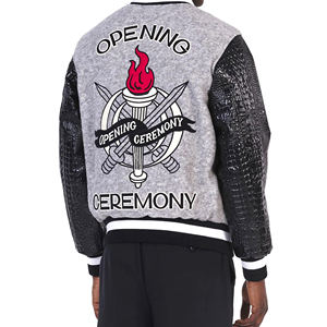 Meilleures ventes Veste d'hiver en toile de haute qualité pour hommes, col montant, style universitaire - Product Image 6